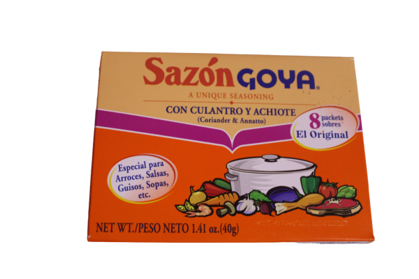 Sazón con culantro y achiote