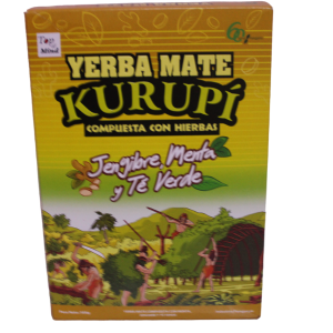 Yerba mate jengibre, menta y té verde