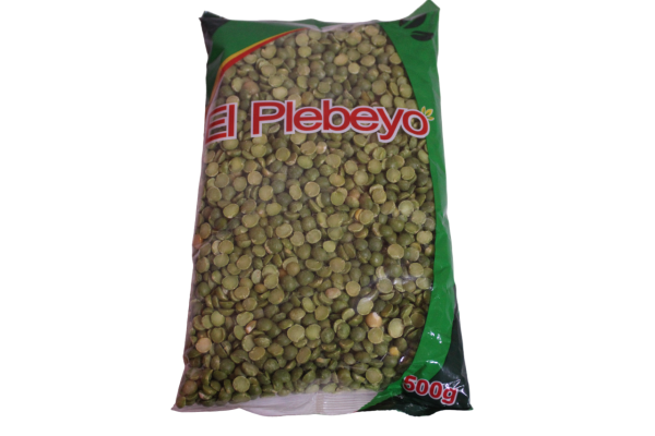 ARVEJA VERDE PARTIDA SIN PIEL 500 GR.