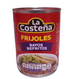Frijoles bayos refritos