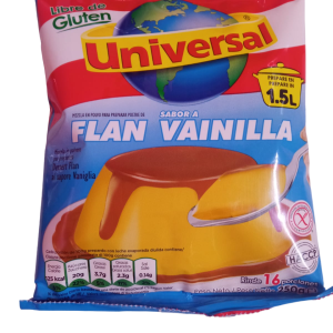 Flan sabor a vainilla