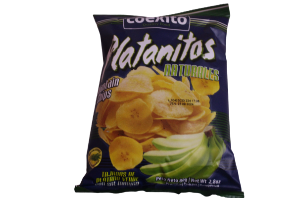 Platanitos naturales 80g