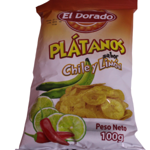 Plátanos con chile/limón