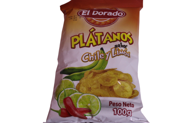 Plátanos con chile/limón