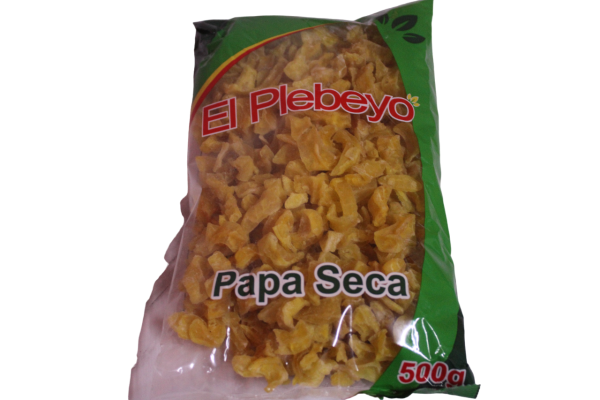 El plebeyo papa seca