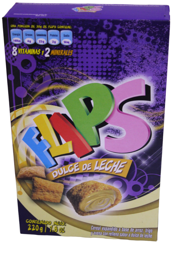 Flips dulce de leche 220g