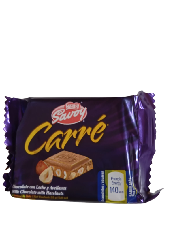Chocolate con leche y avellanas