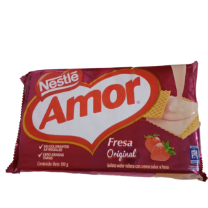 Galleta amor fresa 100gr