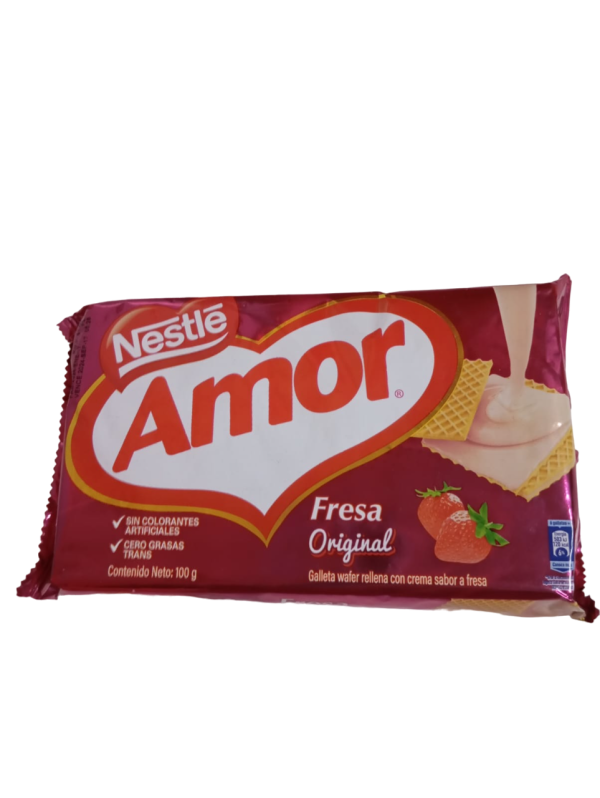 Galleta amor fresa 100gr