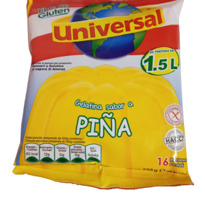 Gelatina sabor a piña