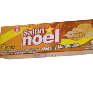 Saltín queso y mantequilla