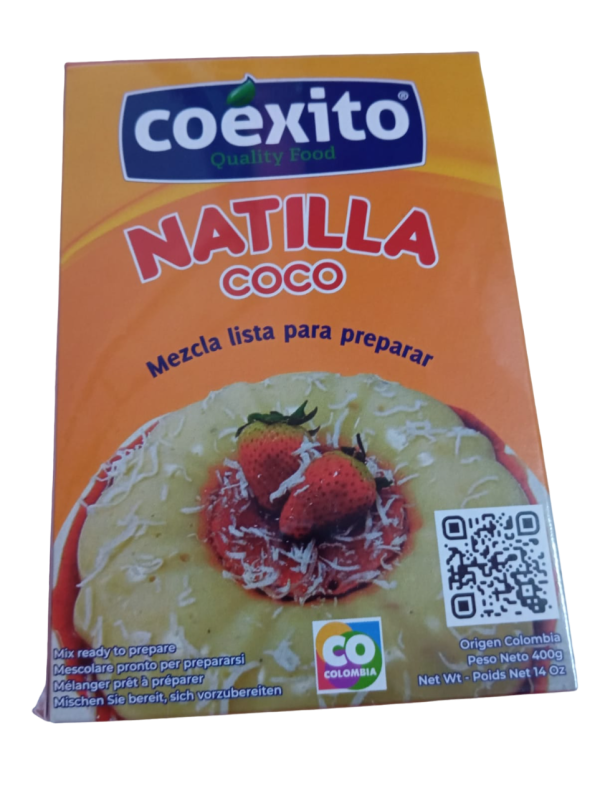 Natilla con coco
