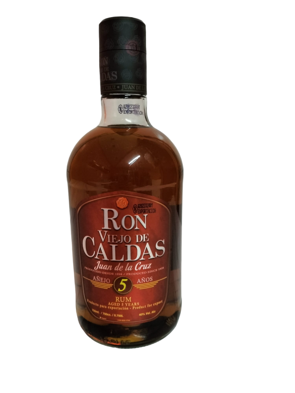 RON VIEJO DE CALDAS 5 AÑOS 700 ML.