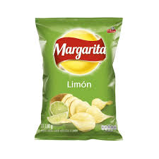 PAPAS MARGARITA LIMÓN 105 GR.