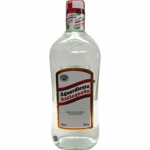 AGUARDIENTE ANTIOQUEÑO CON ÁZÚCAR TAPA ROJA 1 L.