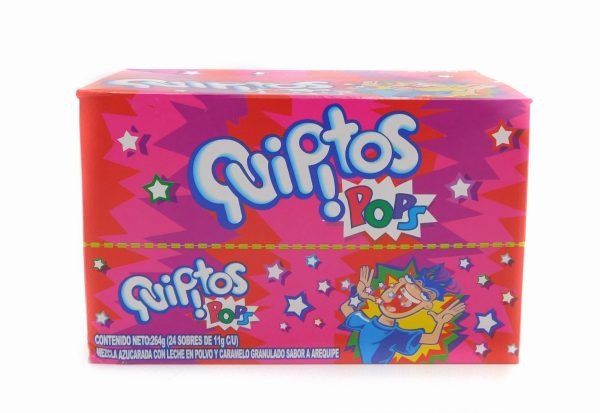 QUIPITOS POPS DISPLAY 24 UNID. x 8 GR.