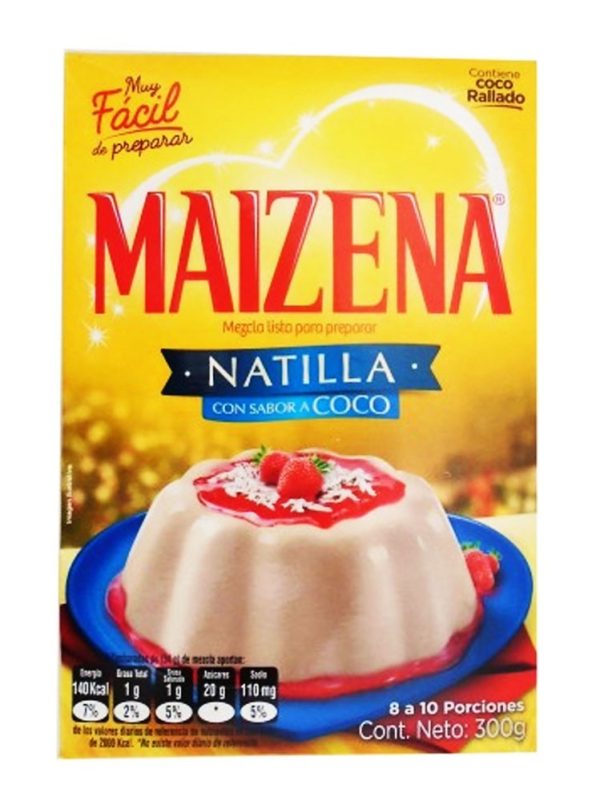 NATILLA CON COCO MAIZENA 300 GR.